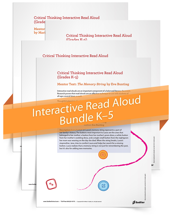 Critical Thinking Interactive Read Aloud Bundle
