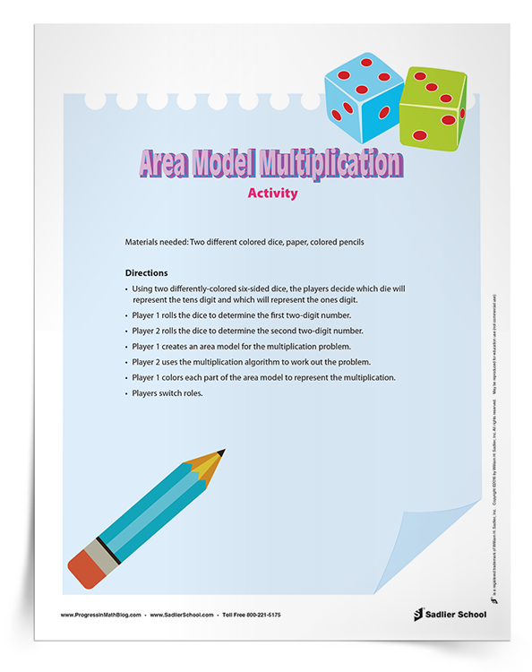 <em>Area Model Multiplication</em> Activity