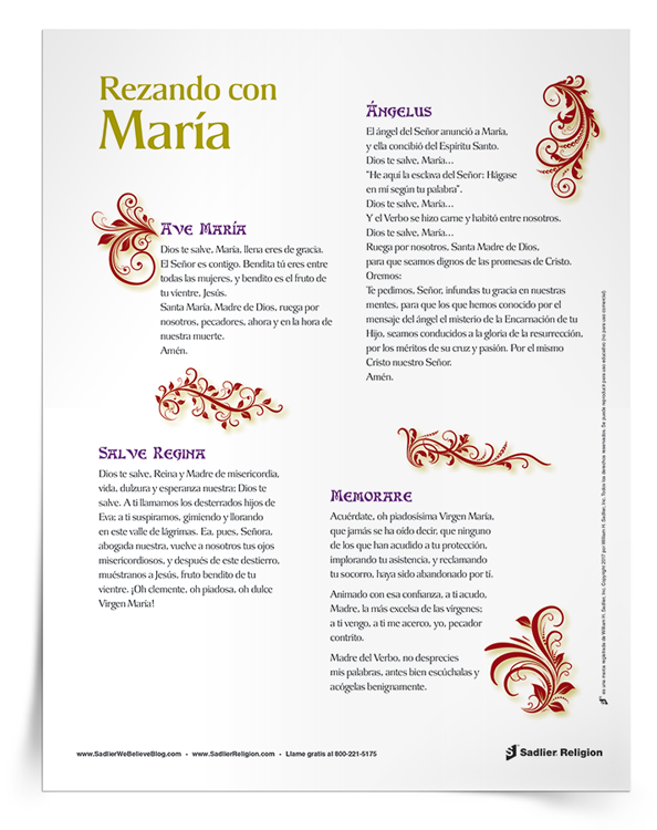 Estampas de oración <em>Rezando con María</em>