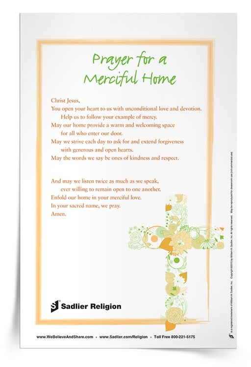 <em>Prayer for a Merciful Home</em> Prayer Card