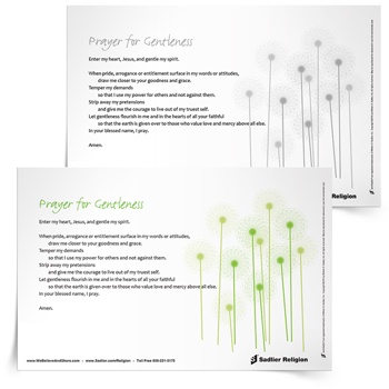 <em>Prayer for Gentleness</em> Prayer Card